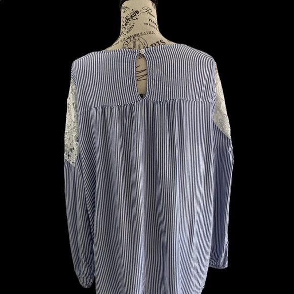 * Lane Bryant women’s 18/20 stripe Blouse - Picture 6 of 10
